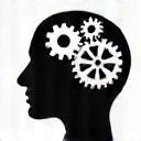 Eine Ikone, die einen menschlichen Kopf mit Zahnrädern darstellt, um Erfahrung und Fachwissen zu symbolisieren.